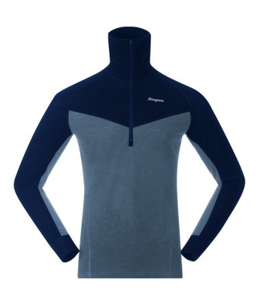 Pánské technické triko s merino vlnou Bergans Inner:Dual Half Zip