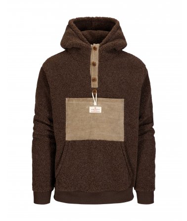 Pánská vlněná mikina s kapucou Amundsen Heroes Wool Fleece Hoodie