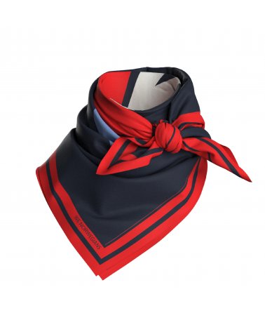 Luxusní hedvábný šátek We Norwegians SnowFun Silk Scarf